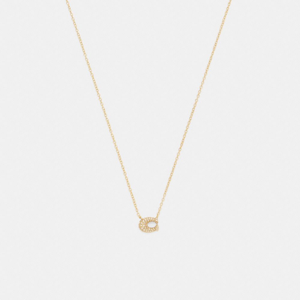 Pavé C Necklace