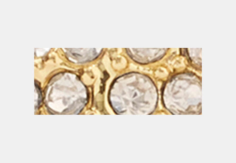 Pavé C Stud Earrings
