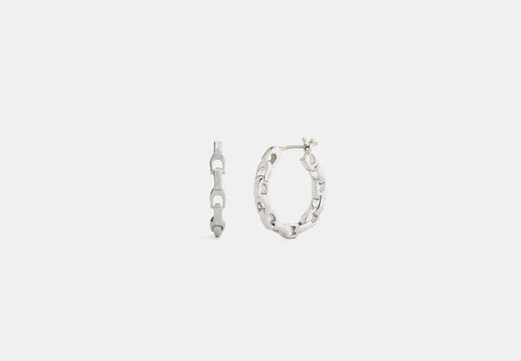 Linked C Small Hoop Earrings