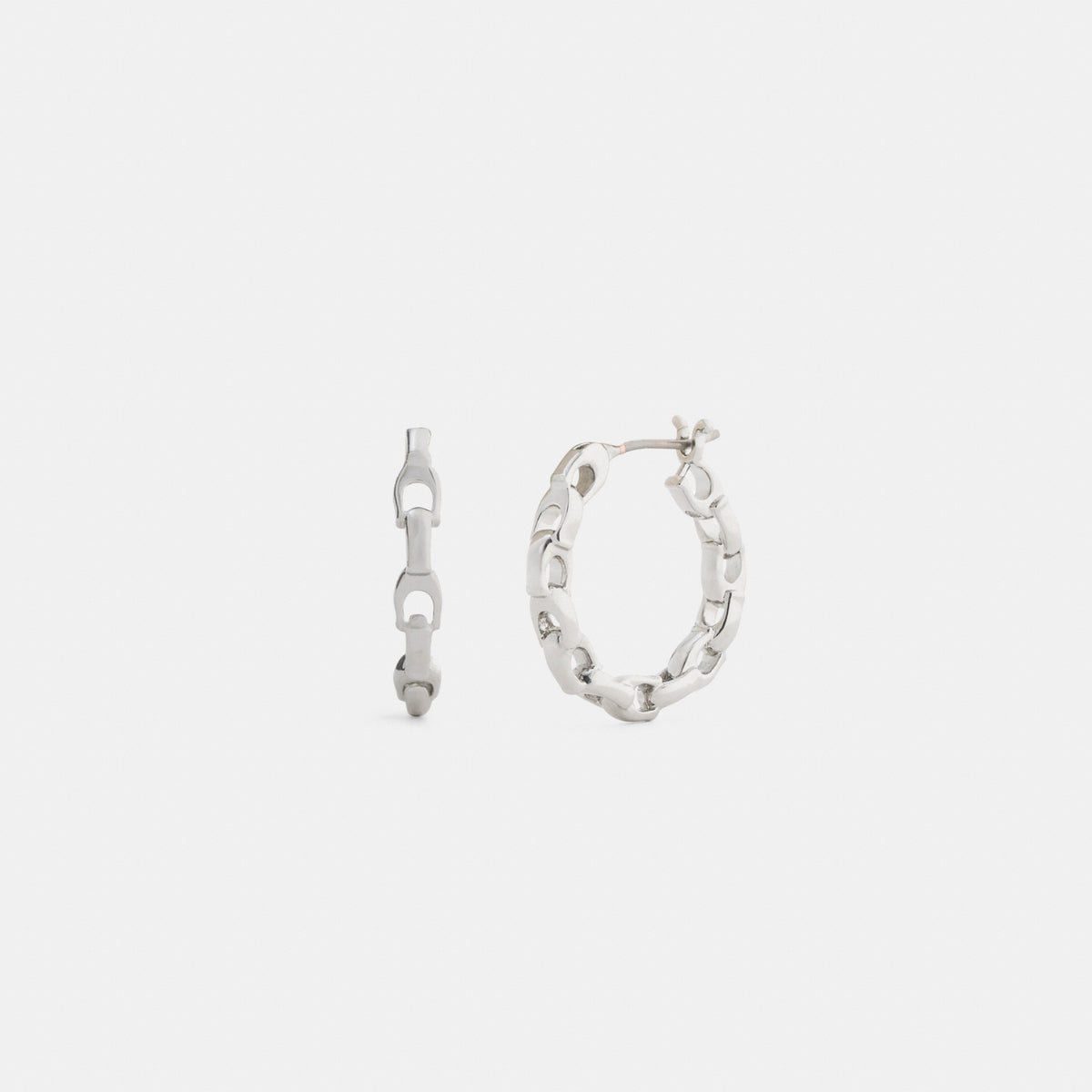 Linked C Small Hoop Earrings