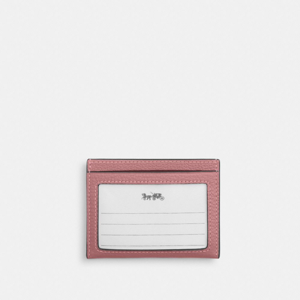 Slim Id Card Case In Signature Camo Print
