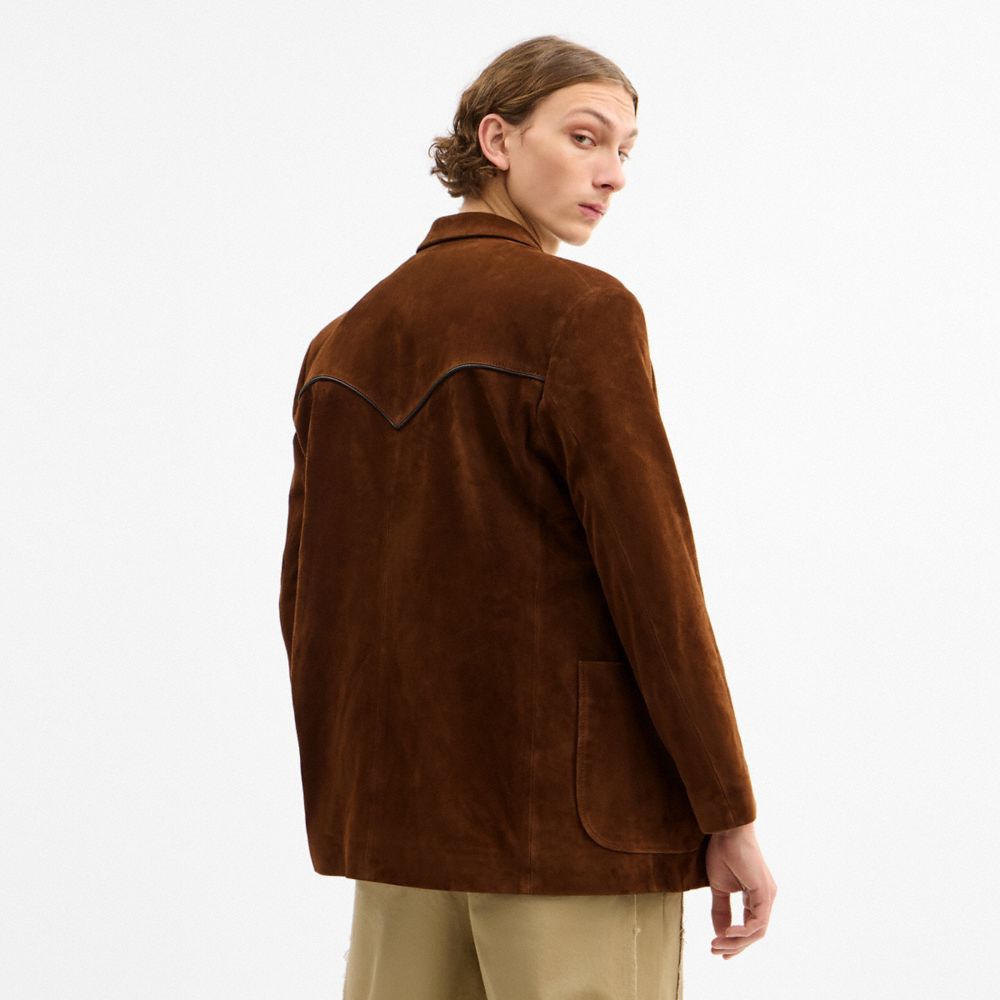 Suede Western Blazer