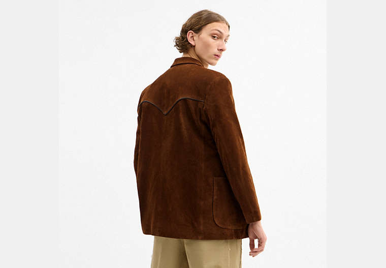 Suede Western Blazer