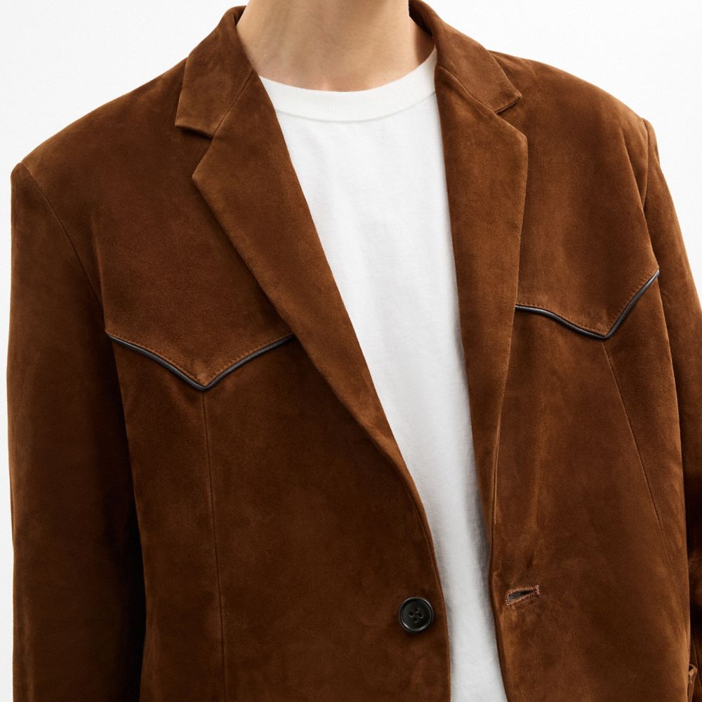 Suede Western Blazer