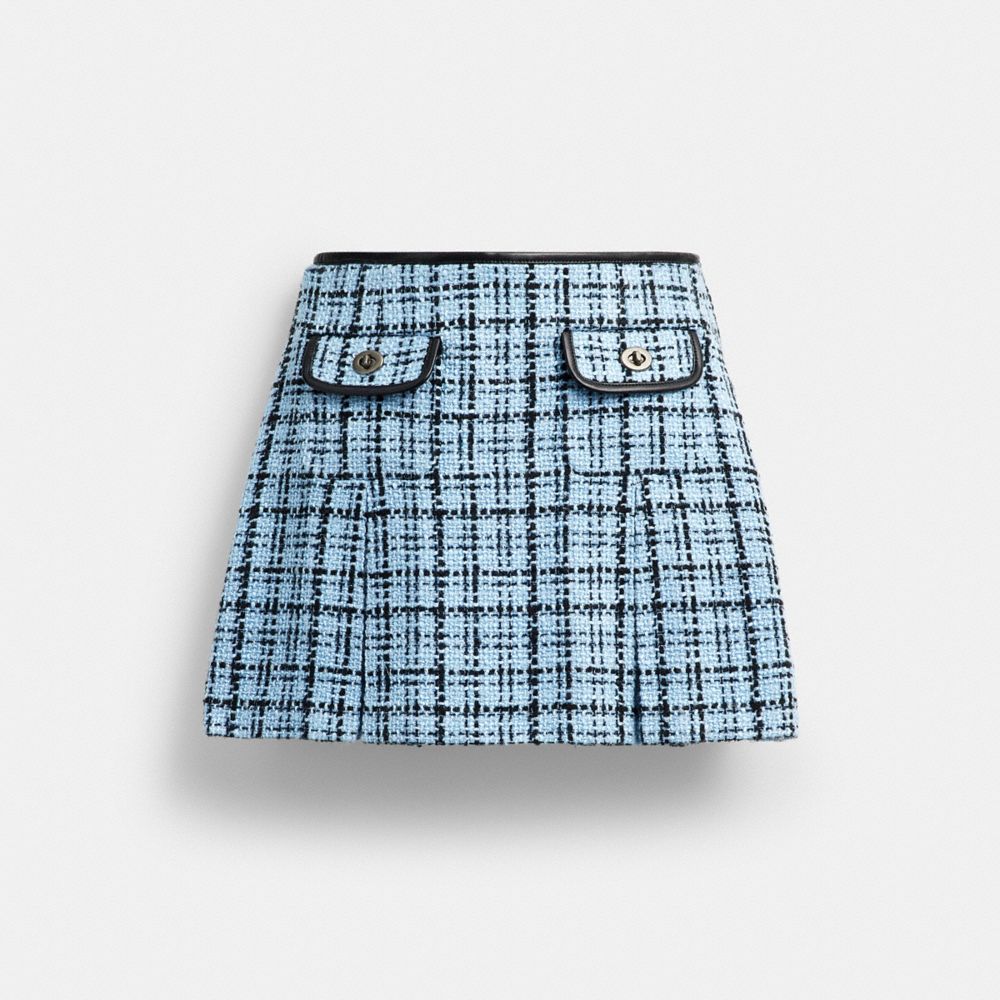 Turnlock Tweed Skirt