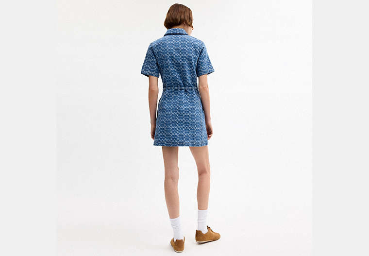 Signature Denim Dress In Organic Cotton