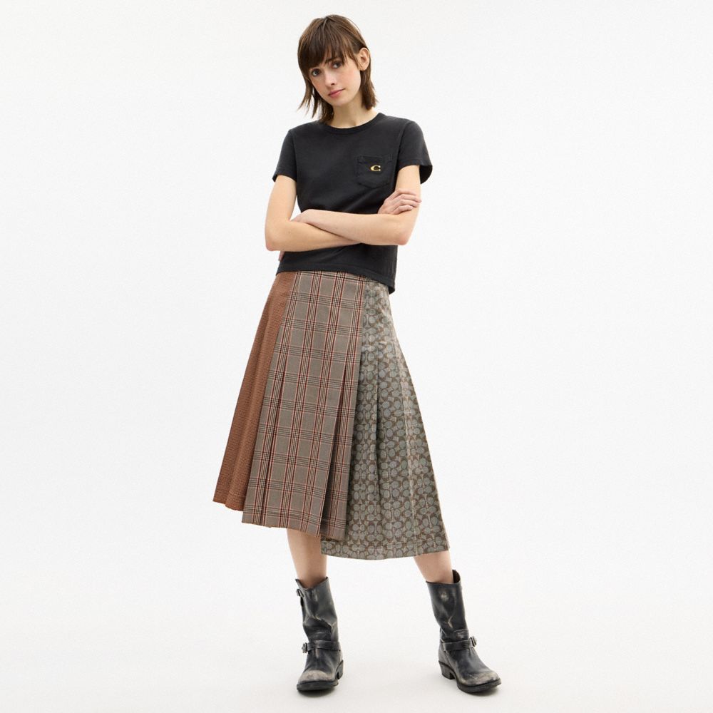 Pleated Heritage Skirt