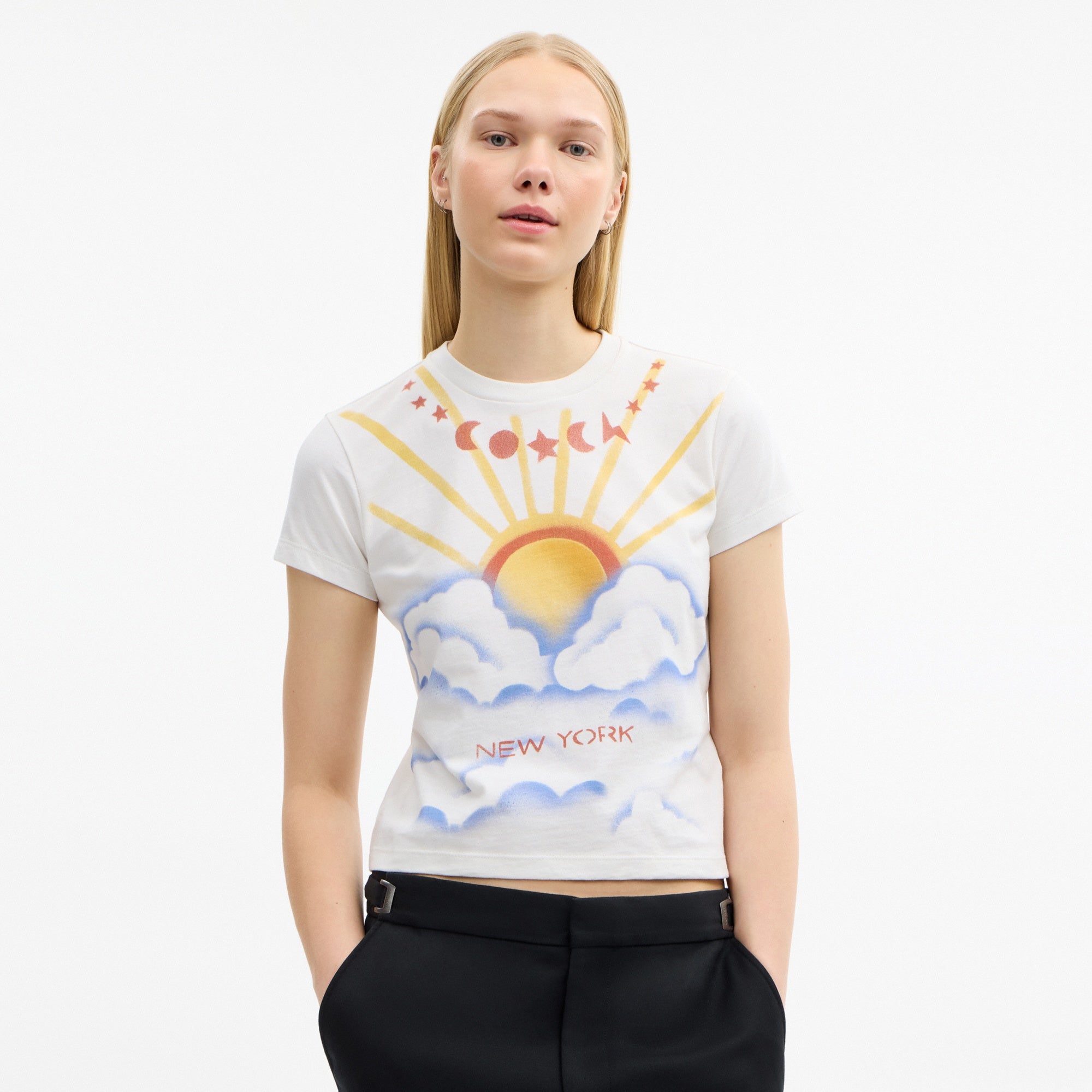 Airbrush 90's Fit T-Shirt In Organic Cotton