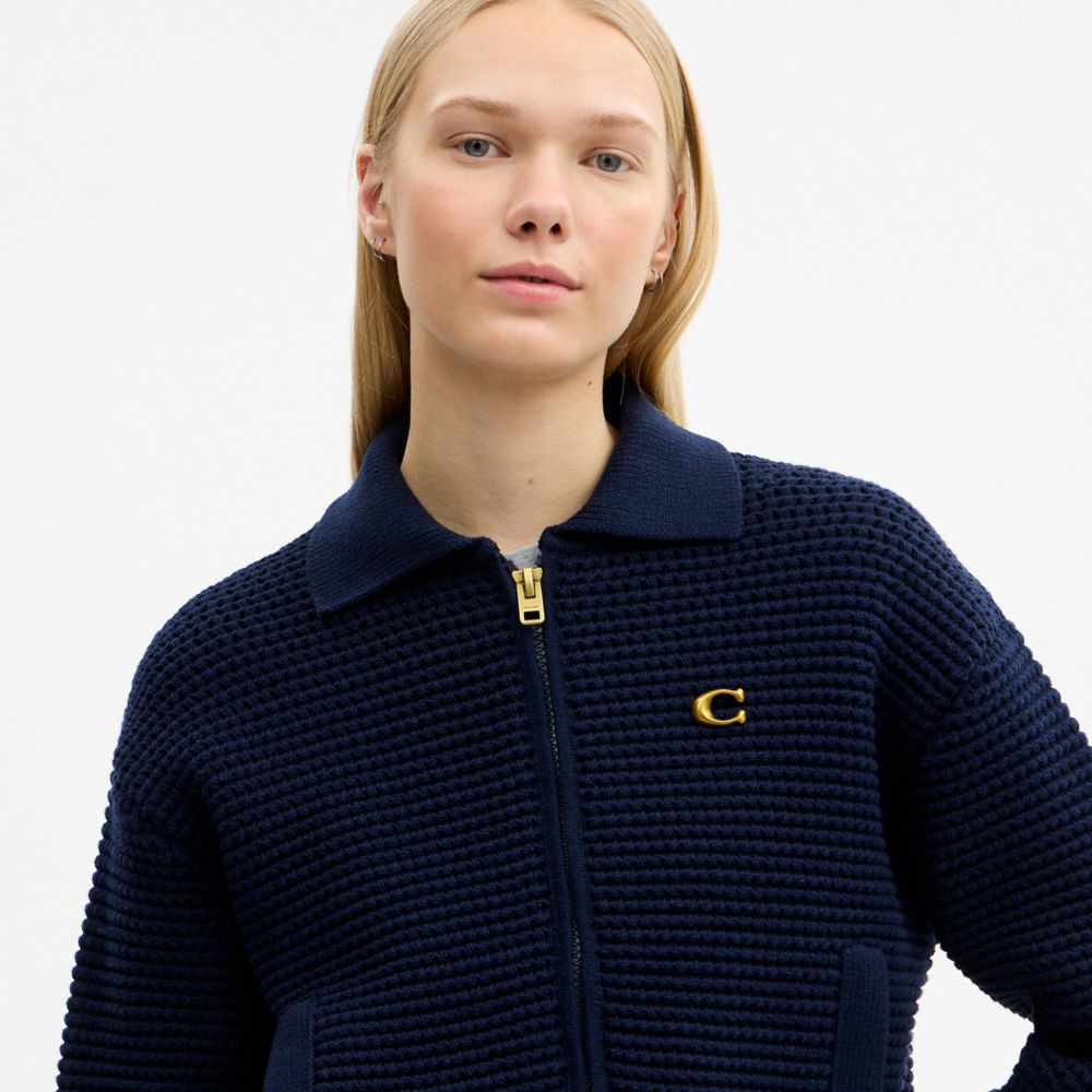 Zip Front Cardigan