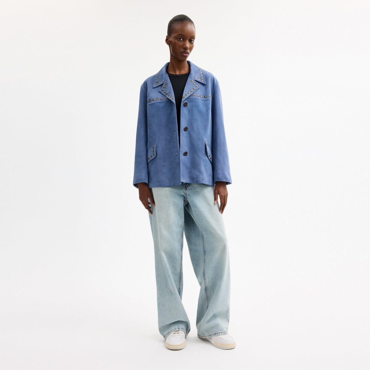 Studded Suede Jacket