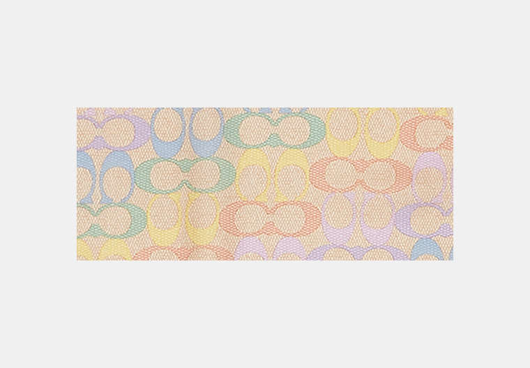 Signature Rainbow Print Silk Square Scarf