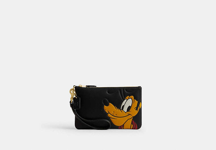 Disney X Coach Essential Small Wristlet With Pluto
