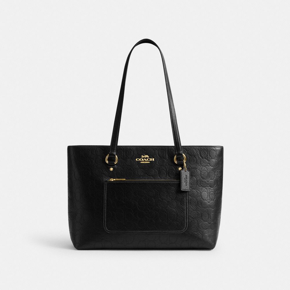 Station Tote Bag In Signature Leather