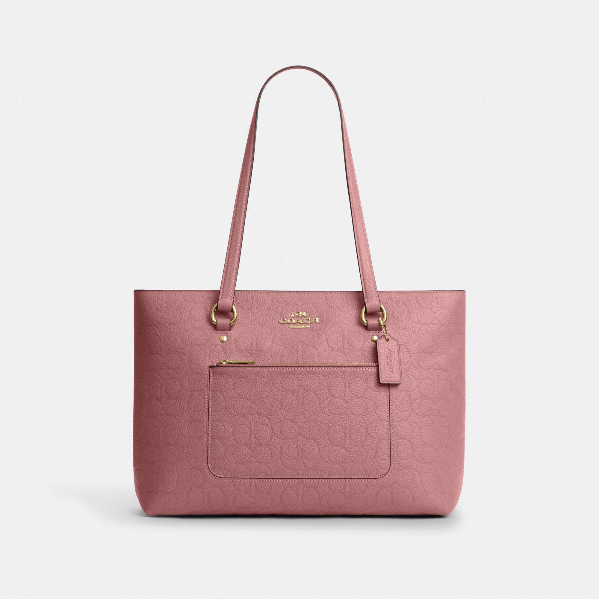 Station Tote Bag In Signature Leather