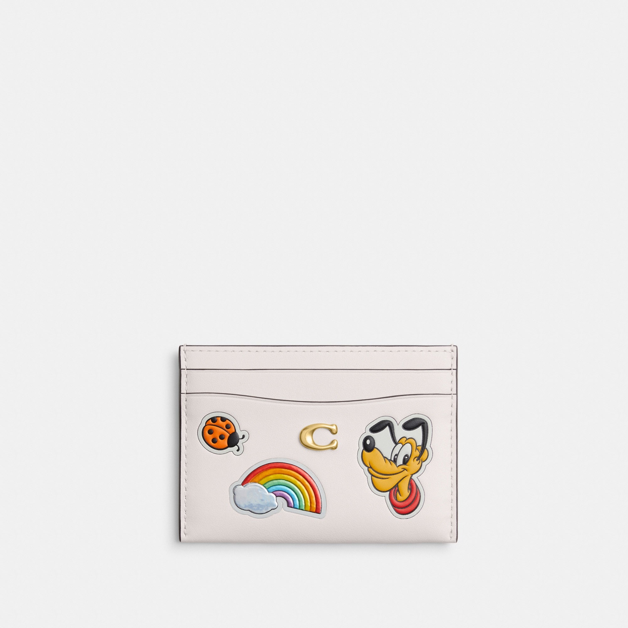 Disney X Coach Essential Card Case With Sticker Print