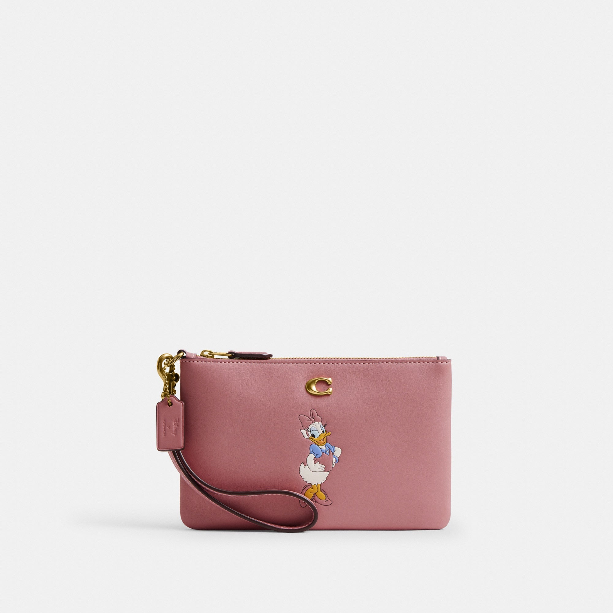 Disney X Coach Essential Small Wristlet With Daisy Duck