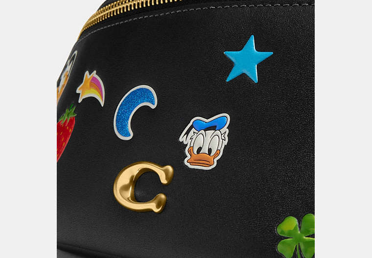 Disney X Coach Charter Belt Bag 7 With Sticker Print