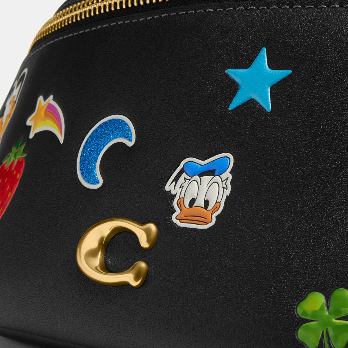 Disney X Coach Charter Belt Bag 7 With Sticker Print