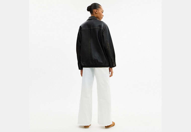 Loved Oversized Leather Jacket