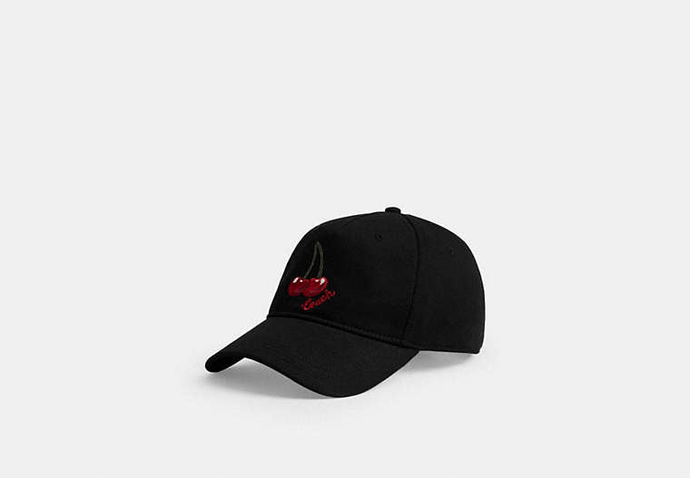 Embroidered Cherries Baseball Hat