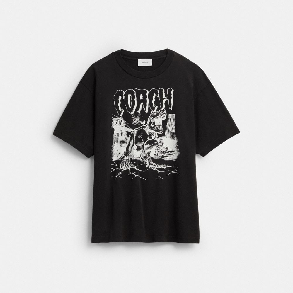 Dinosaur City Relaxed T-Shirt In Organic Cotton