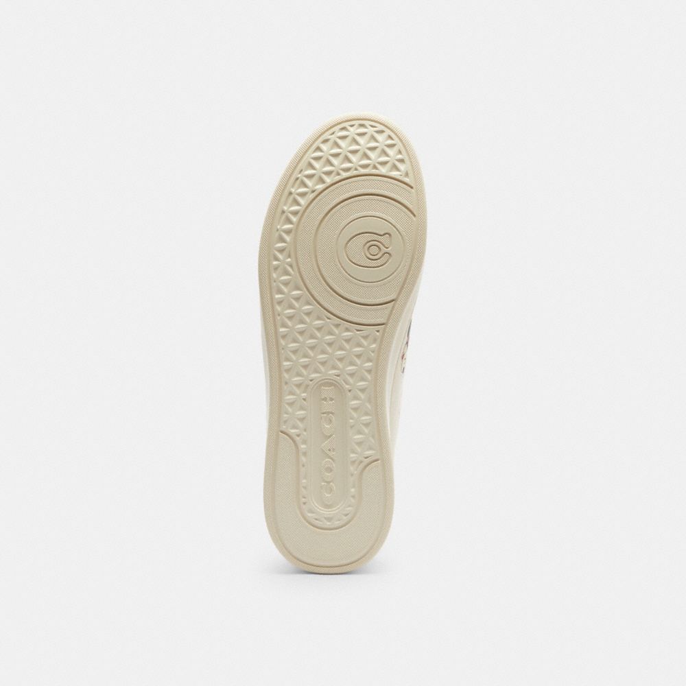 Disney X Coach High Line Sneaker With Sticker Print