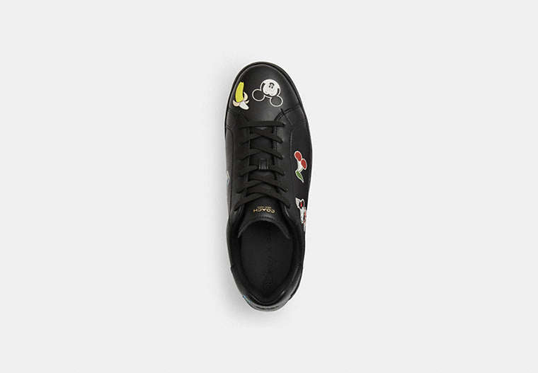 Disney X Coach High Line Sneaker With Sticker Print