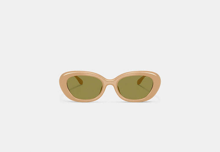 C Hardware Round Sunglasses