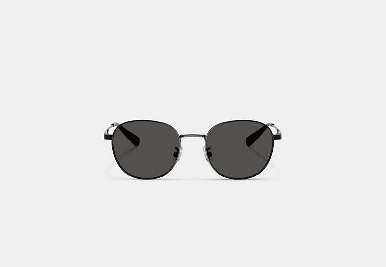 Metal Hangtag Round Sunglasses
