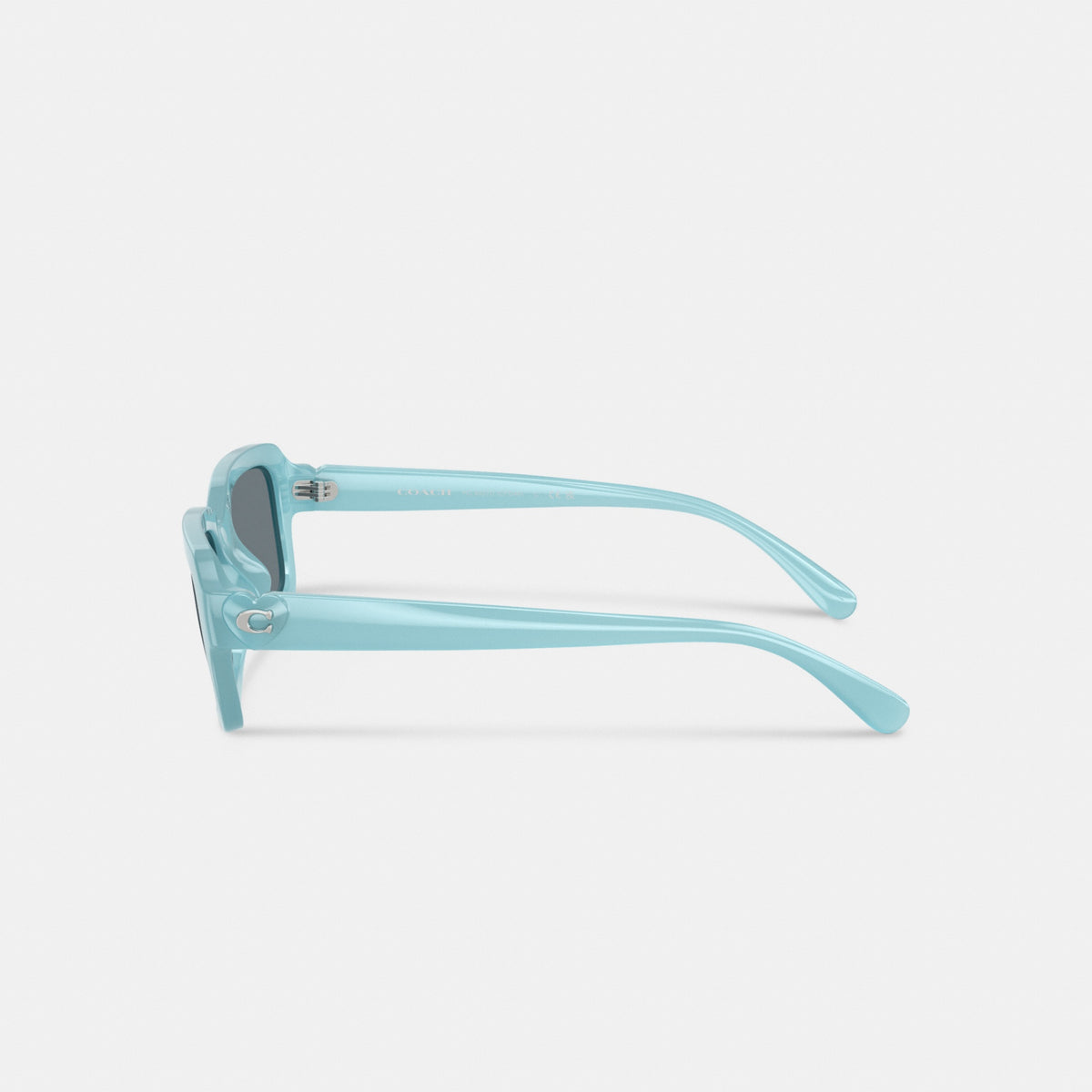 C Heart Narrow Square Sunglassses
