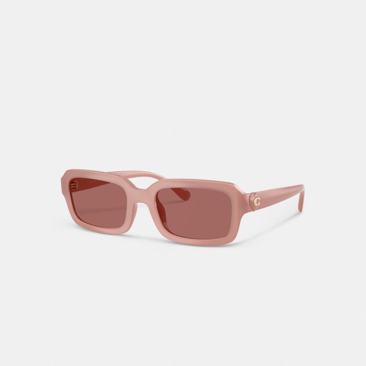 C Heart Narrow Square Sunglassses