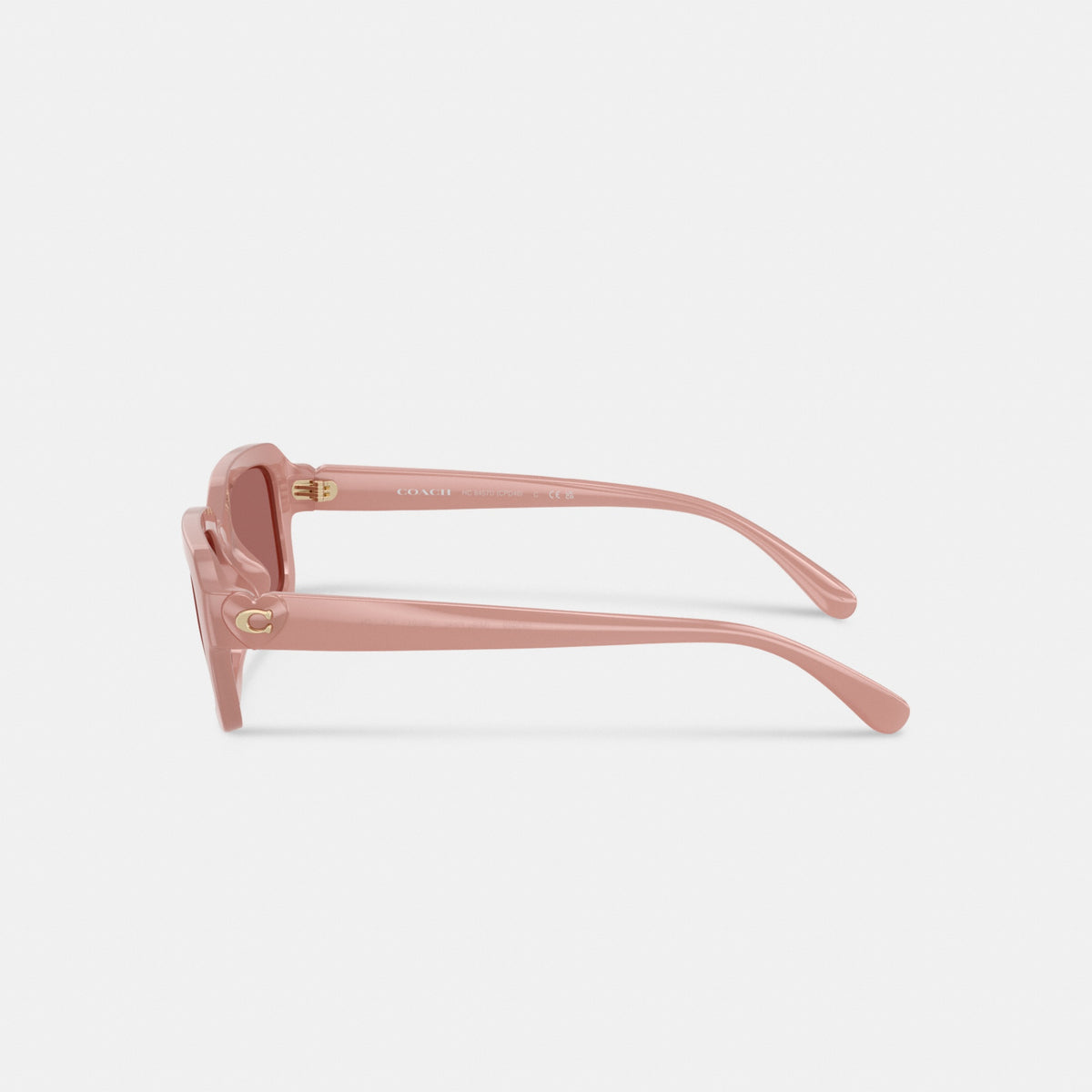 C Heart Narrow Square Sunglassses