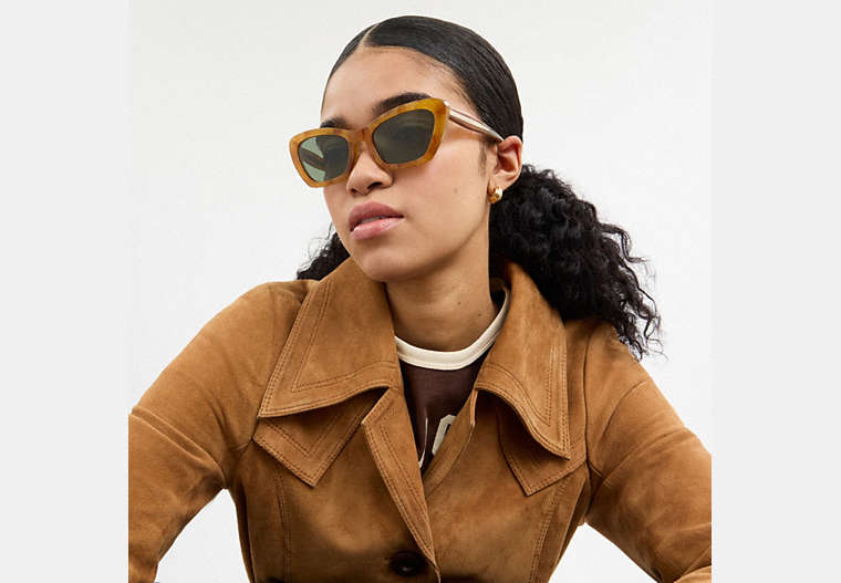Wire Cat Eye Sunglasses