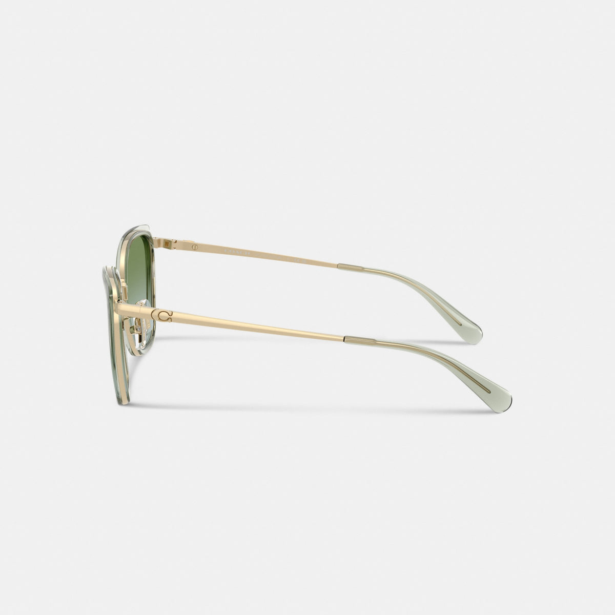 C Hardware Metal Square Sunglasses