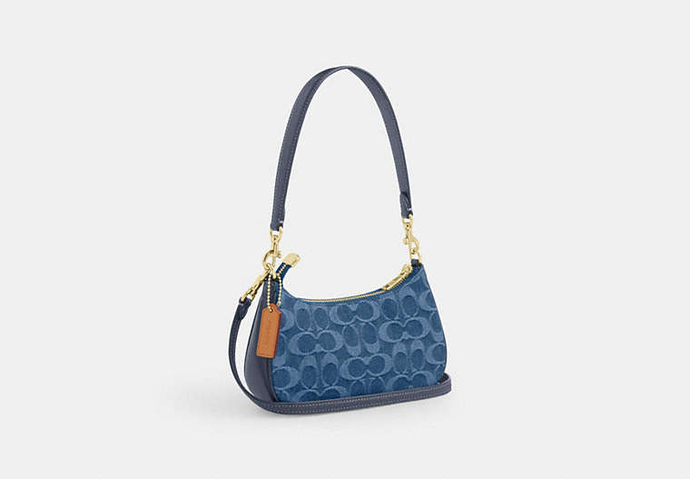 Teri Mini Crossbody Bag In Signature Denim