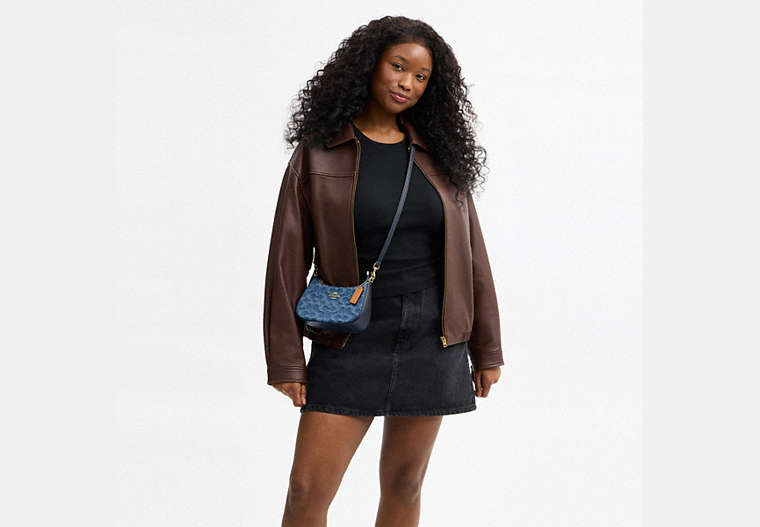 Teri Mini Crossbody Bag In Signature Denim