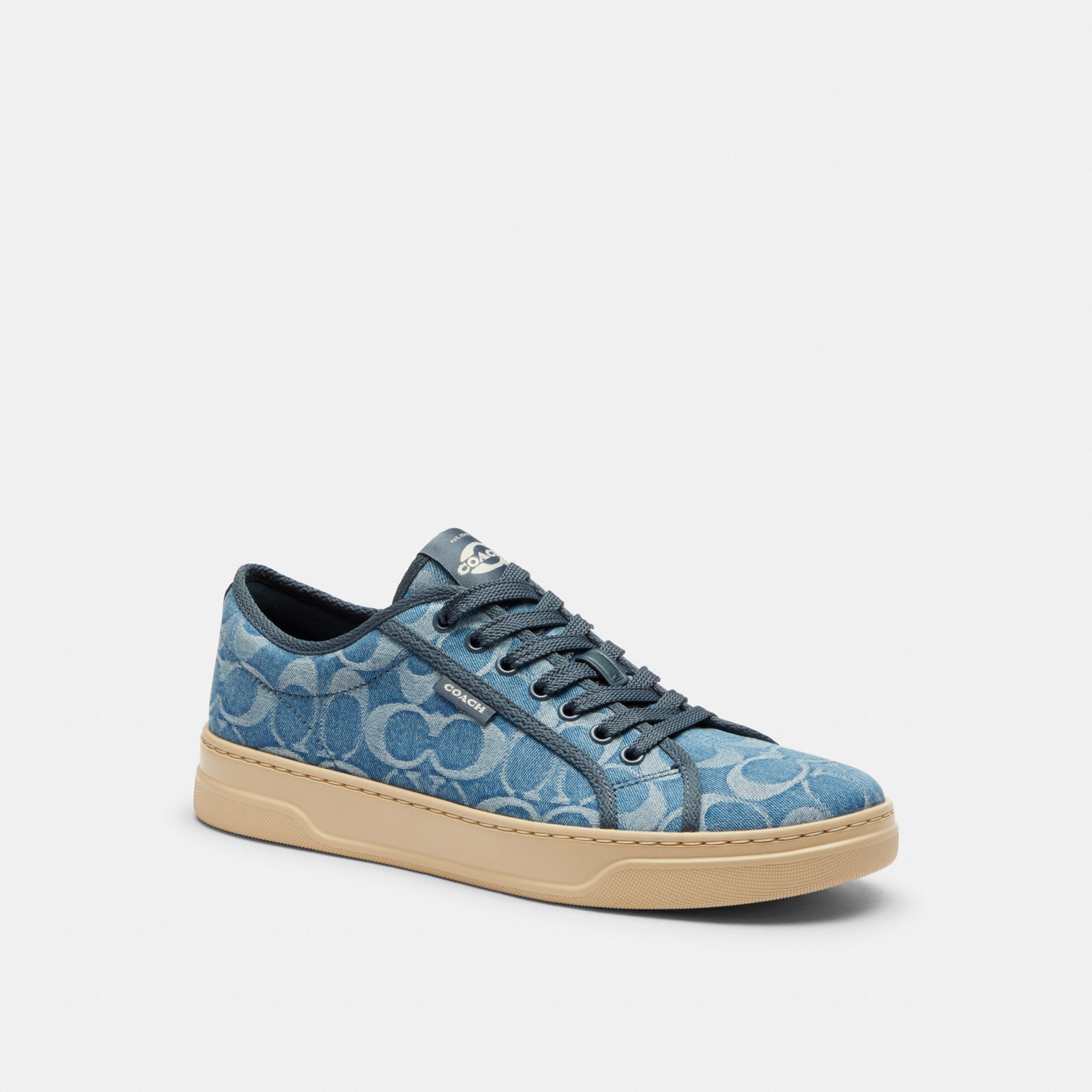 Canvas Sneaker In Signature Denim