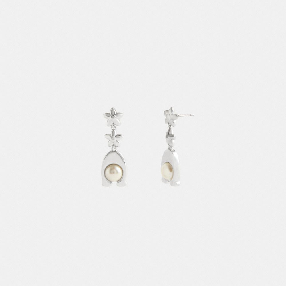 Wildflower Signature Pearl Statement Drop Earrings