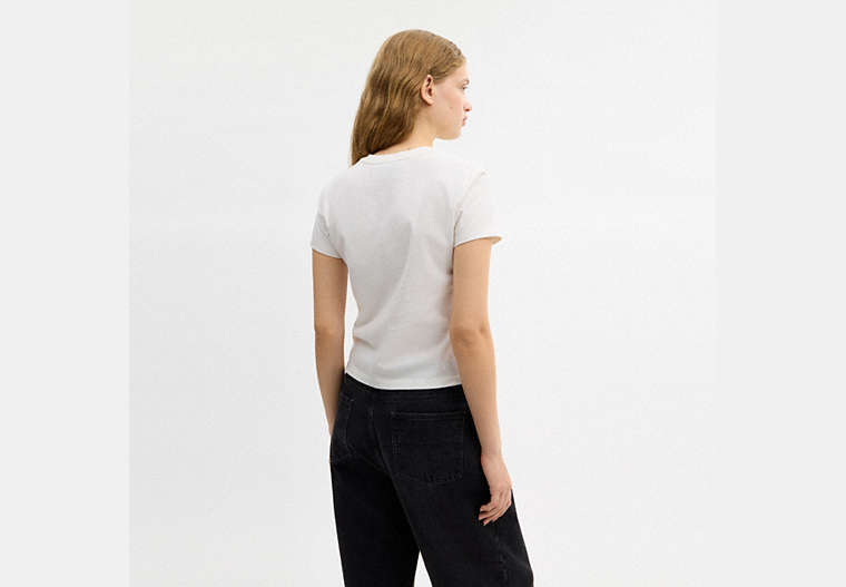 Bow T-Shirt In Organic Cotton