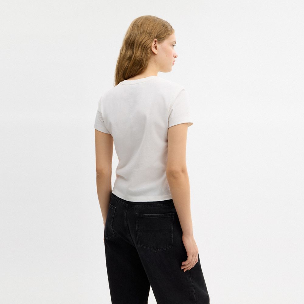 Bow T-Shirt In Organic Cotton
