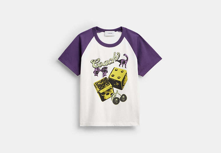 Charms Raglan T-Shirt In Organic Cotton