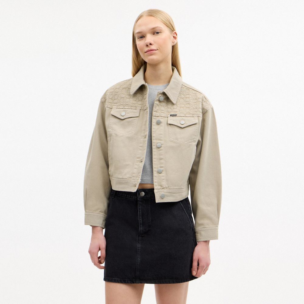 Garment Dyed Denim Jacket