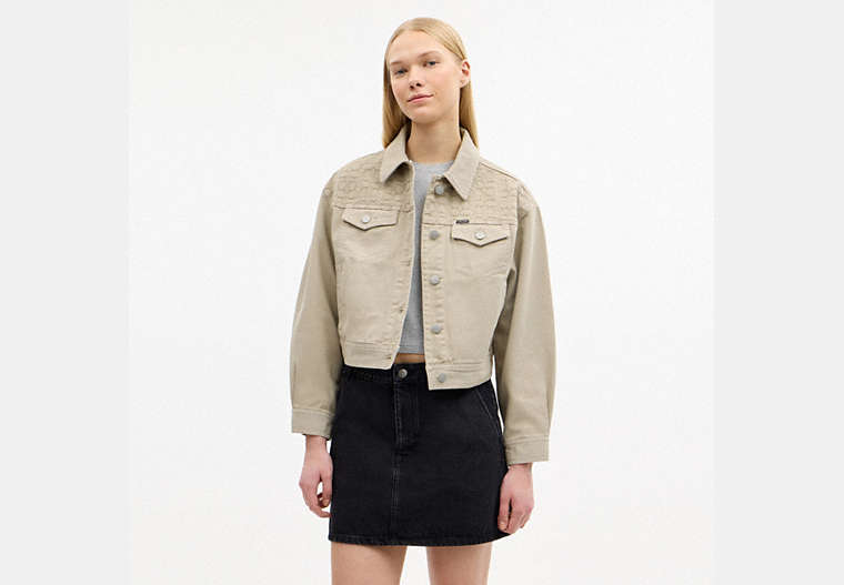 Garment Dyed Denim Jacket