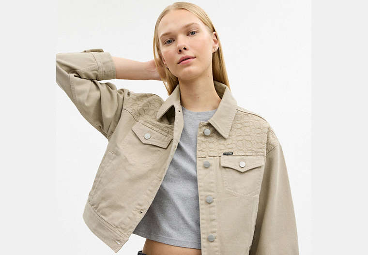 Garment Dyed Denim Jacket