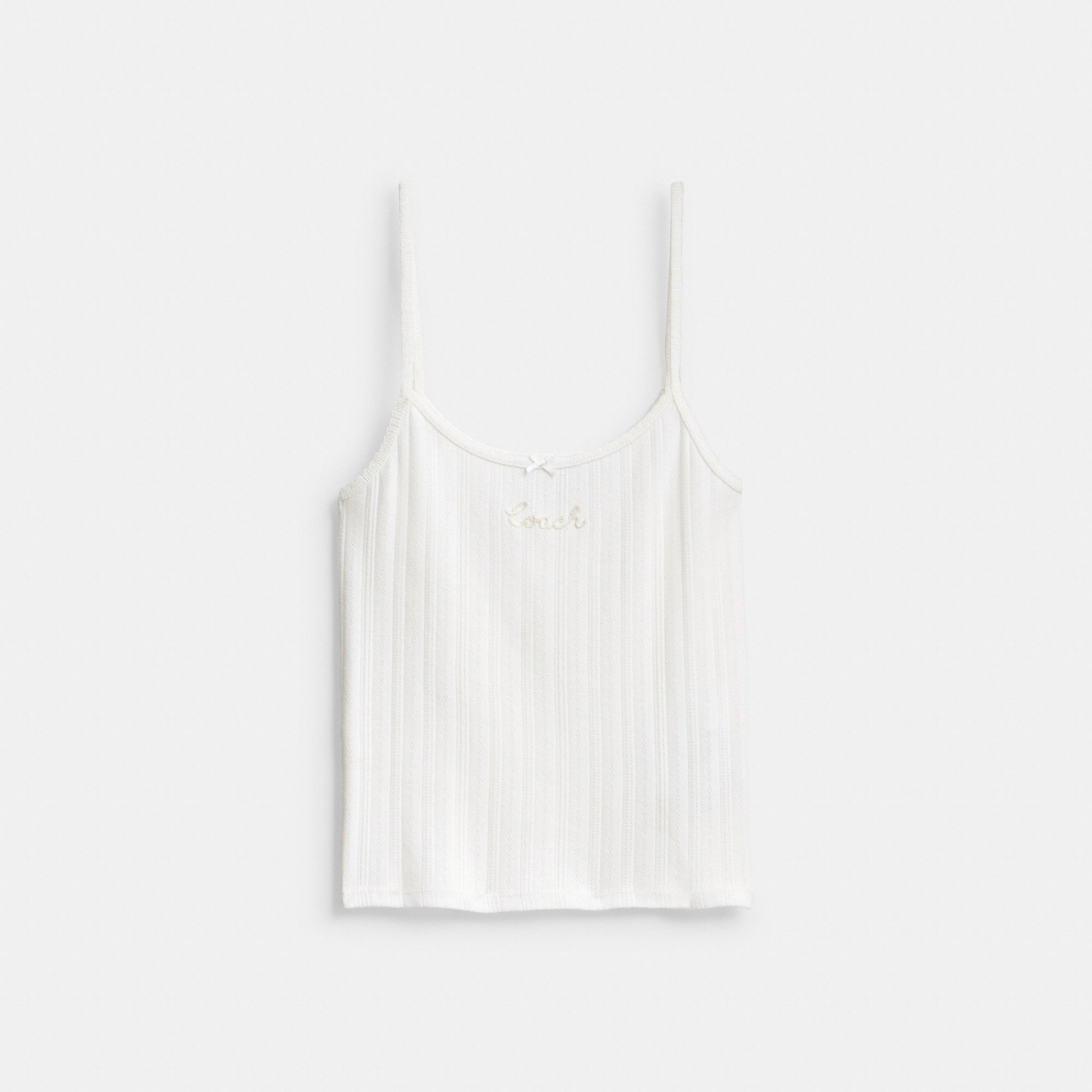 Pointelle Tank