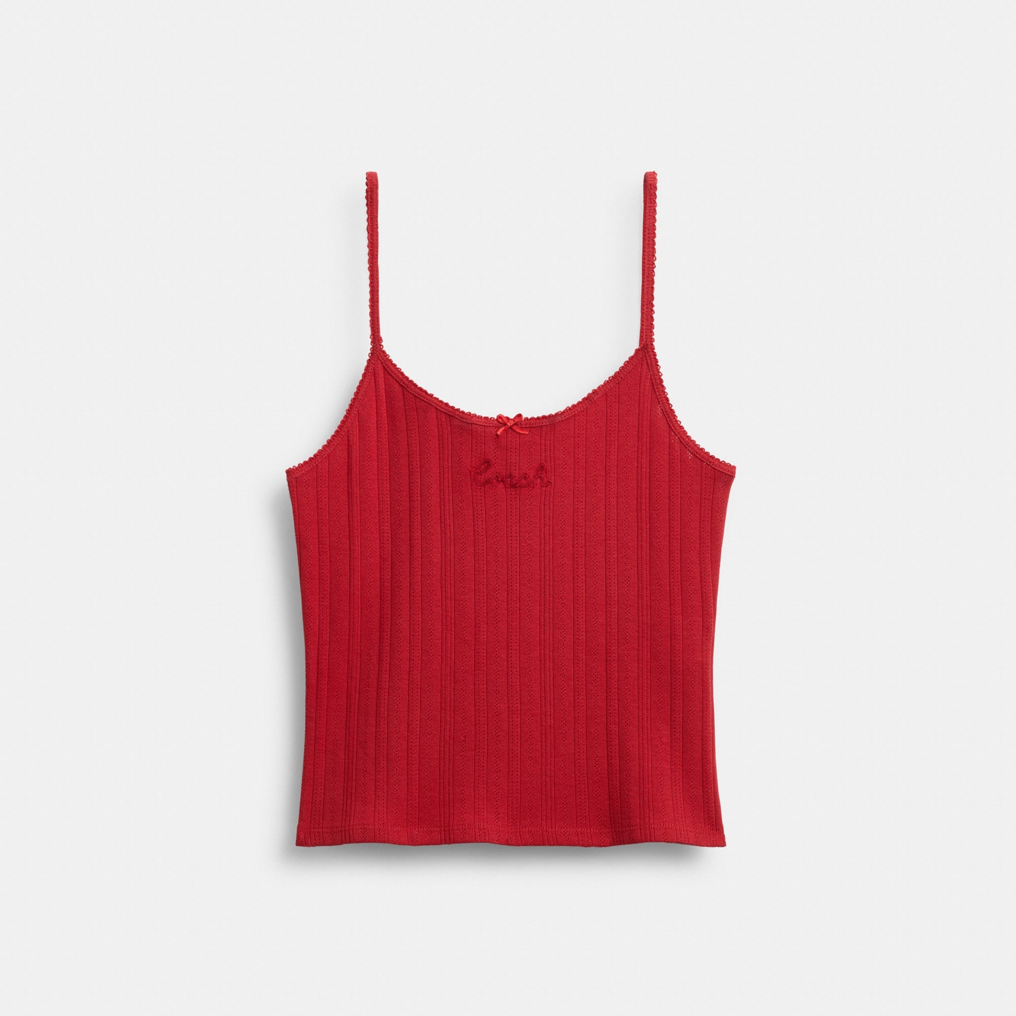 Pointelle Tank