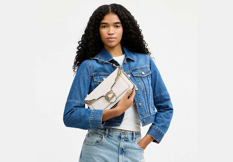 Tabby Shoulder Bag 26 With American Craft Buckle