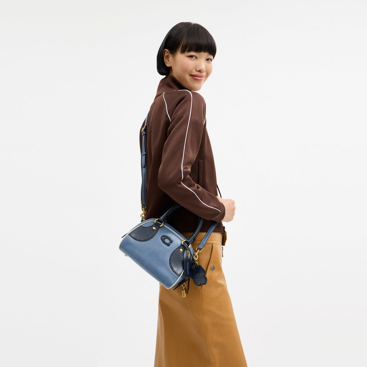 Bowling Top Handle Bag