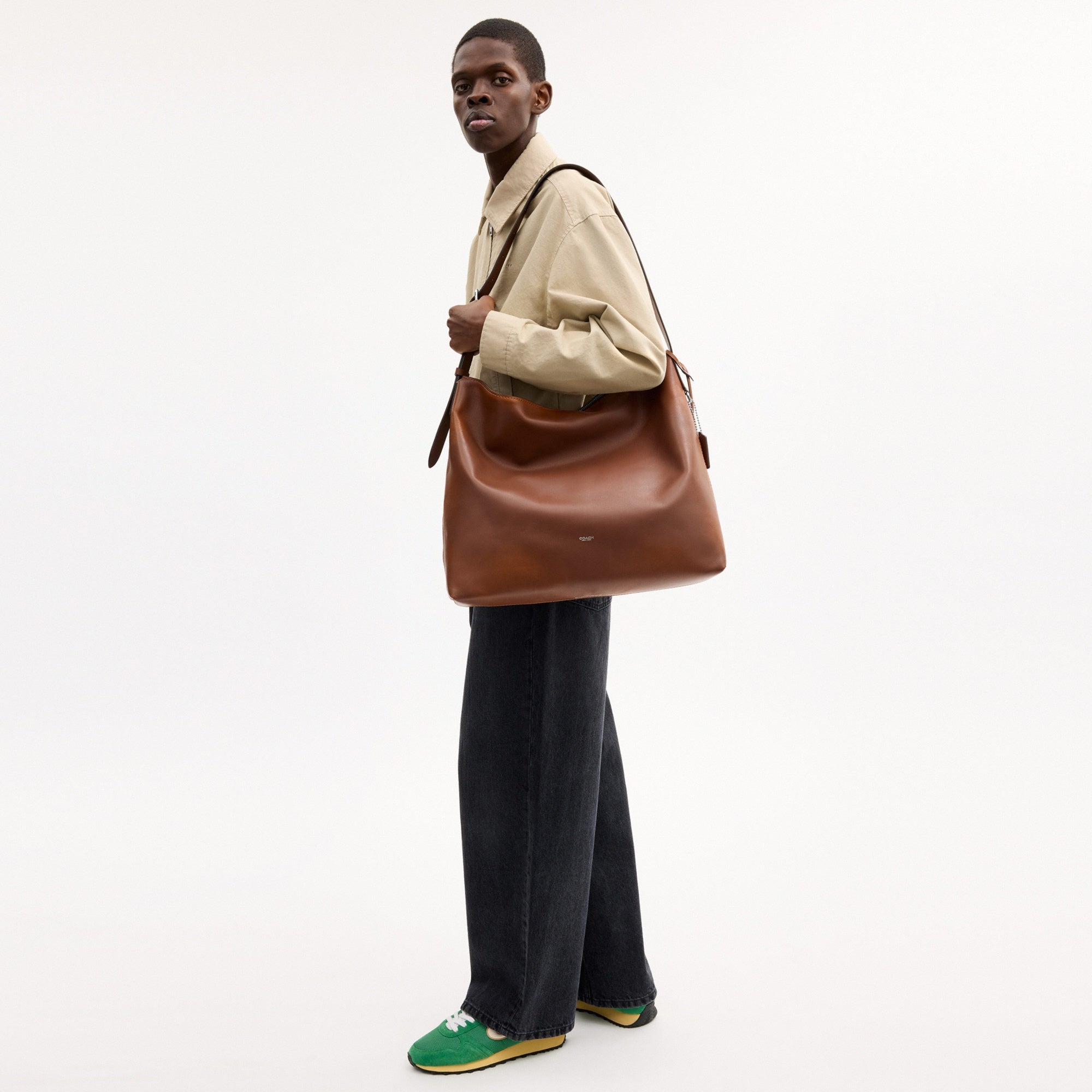 Mott Messenger Bag In Loved Leather