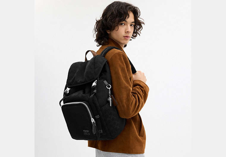 Logan Backpack In Signature Nylon